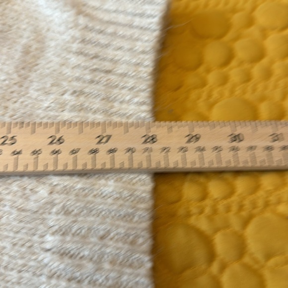 Loft Plus Women's Beige Zigzag Patterned Cowl Neck Sweater Size 24/26 - Picture 6 of 7